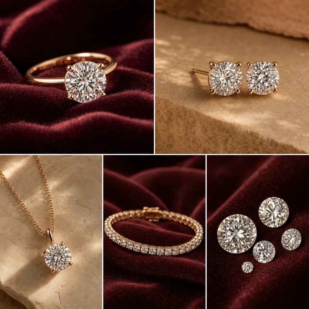 Radiant Cut Solitaire Ring lab-grown diamond jewelry in solid gold IGI certified