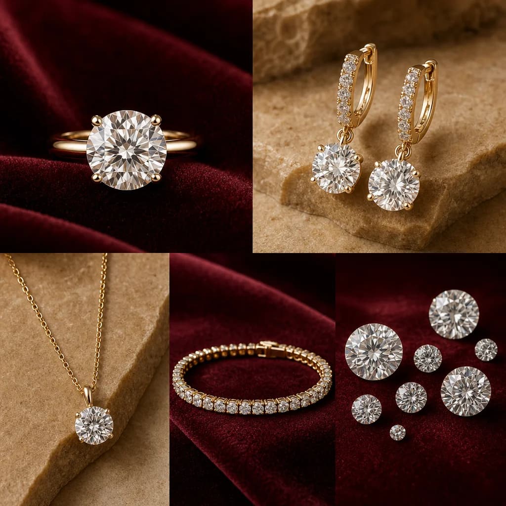 Diamond Tennis Bracelet lab-grown diamond jewelry in solid gold IGI certified