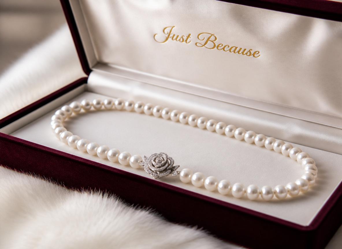 Just Because pearl necklace